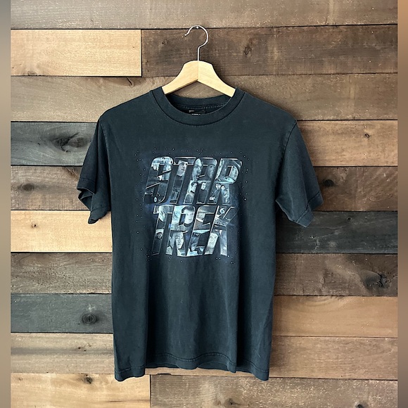 Star Trek Y2K 2000s Movie T-Shirt Size Adult Small Faded Black - Picture 1 of 9